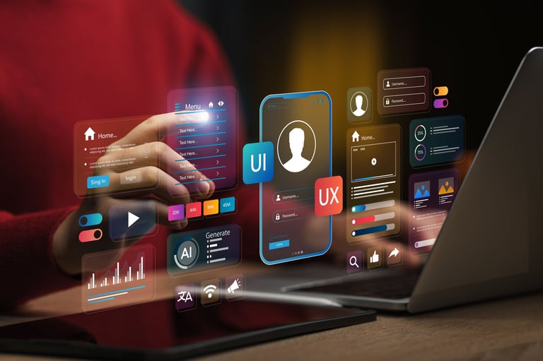UX-UI design project for mobile application